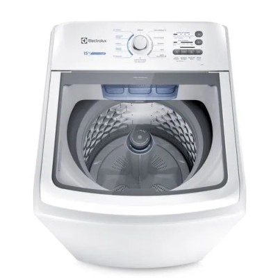 Máquina de Lavar Electrolux 15kg Branca Essential Care com Cesto Inox e Jet&Clean (LED15) 127V