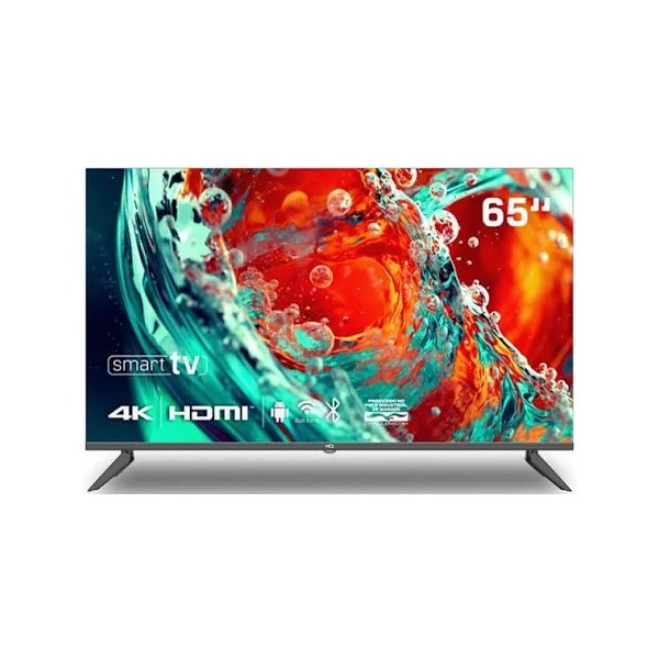 Smart TV HQ 65" 4K tela sem bordas design Slim HQS65NKHM