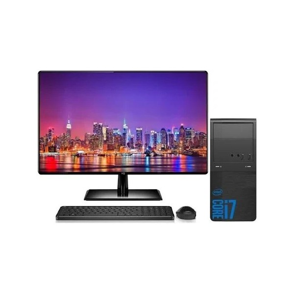 Computador Completo Intel Core i7 16GB SSD 512GB Wifi Windows Monitor 19,5
