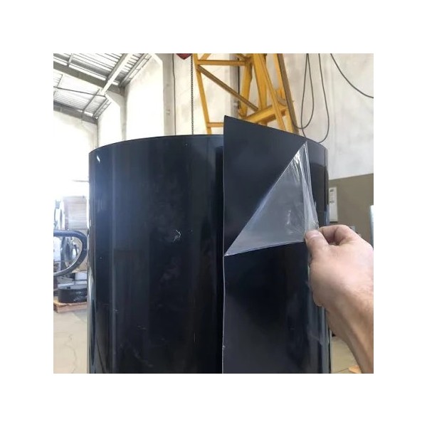 Bobina Pintada Preta Largura 35cm X Metros Calha
